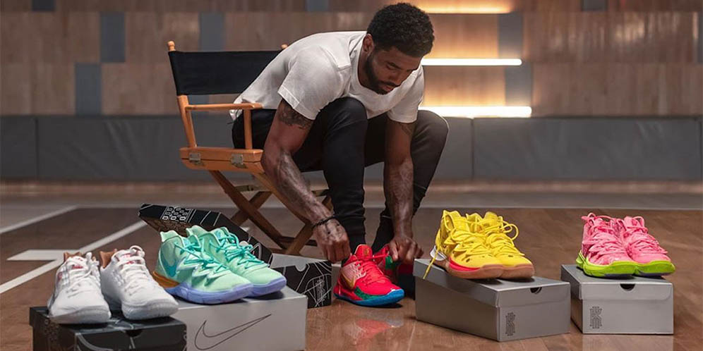 Lihat Lebih Dekat Kolaborasi Nike Kyrie dengan SpongeBob Squ